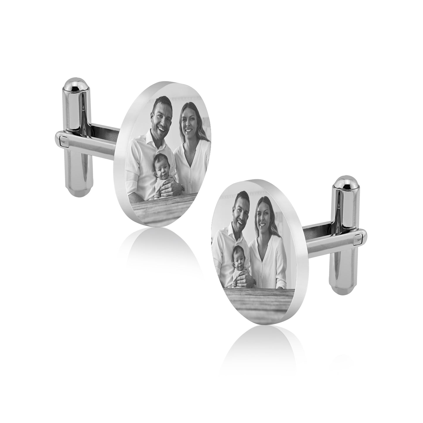 Fotogravierte Runde Manschettenknöpfe: Deine Ewige Eleganz - EsteticaRondo