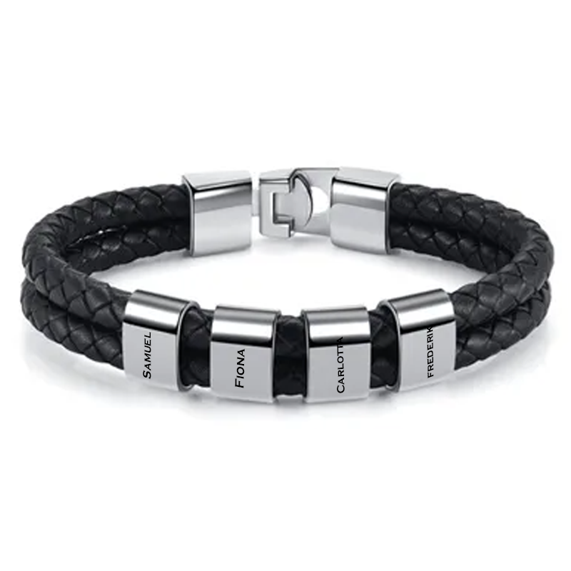 Exquisites Armband mit Silberbeads - Argentum Elegante