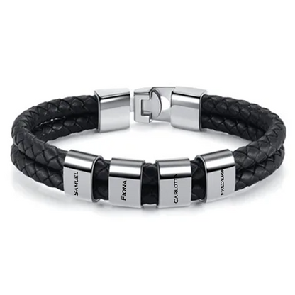 Exquisites Armband mit Silberbeads - Argentum Elegante