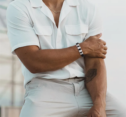 Exquisites Armband mit Silberbeads - Argentum Elegante
