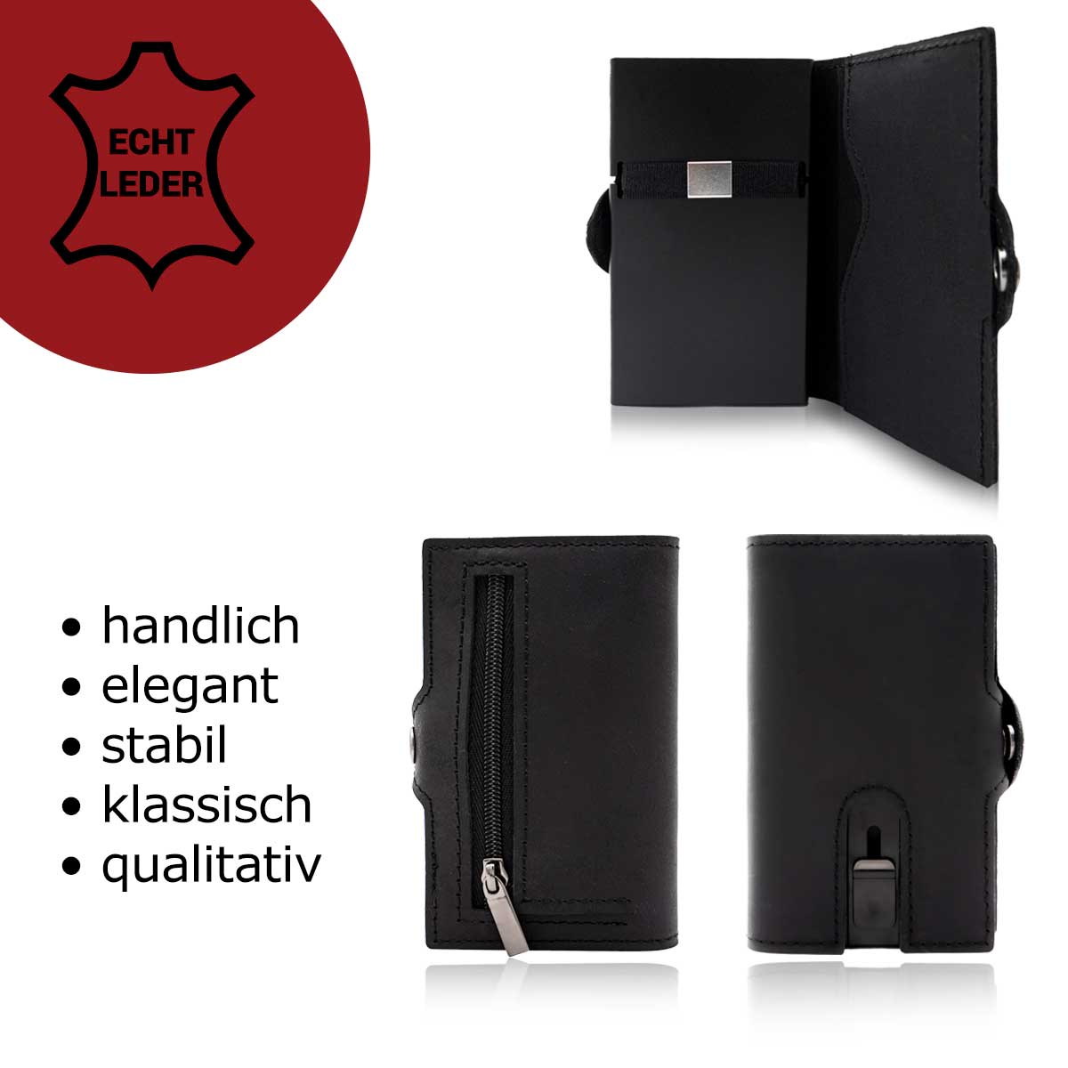 Elegantes graviertes Kartenetui - Gentleman's Card Maestro